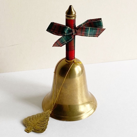 Vintage Christmas Collectible Brass Bell - Picture 2 of 6
